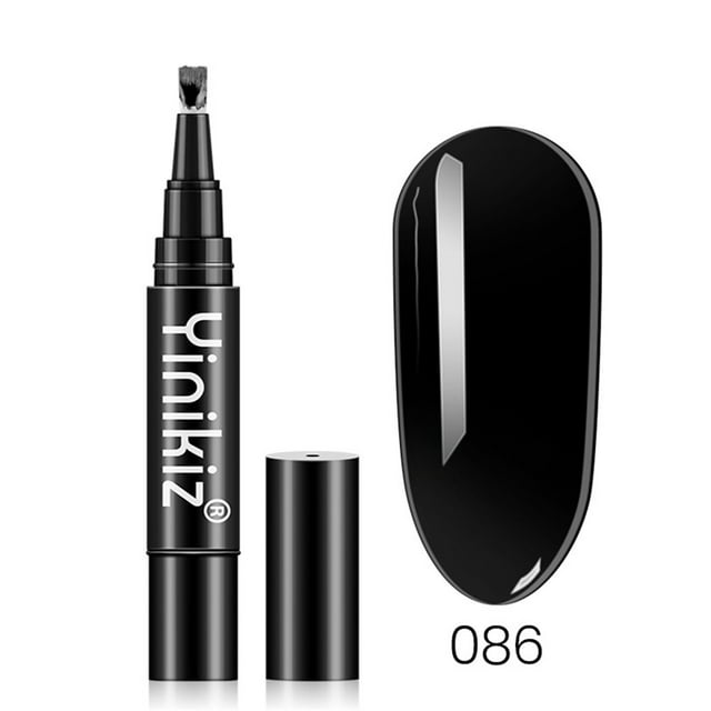 XWSHYW Esmalte de Uñas Pegamento para Uñas Color Esmalte de Uñas Pegamento Nail Art Light Pen Sin Pegamento Base 8Ml