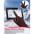 thumbnail image 2 of 3 Pairs Womens Gloves Winter Touchscreen Texting Phone Windproof Gloves Warm Fleece Lined Cold Weather, 2 of 8