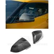 Replacement For 2020-Present Toyota Supra JDM Factory Style CARBON FIBER Tape-On Front Side Mirror Cover Pair