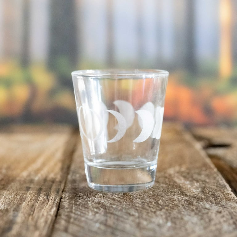 2oz Moon Phases Shot glass 2oz Moon Phases Shot glass