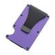 thumbnail image 5 of Tarjetero para tarjetas de crédito para hombre, cartera compacta con capacidad para 15 tarjetas y dinero, tarjetero minimalista y delgado para marido, Púrpura, 5 of 8