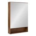 thumbnail image 1 of Kate and Laurel Vin Modern Decorative Storage Mirror, 20 x 30, Rustic Brown, Transitional Cabinet with Mirror and Four Shelves, 1 of 9