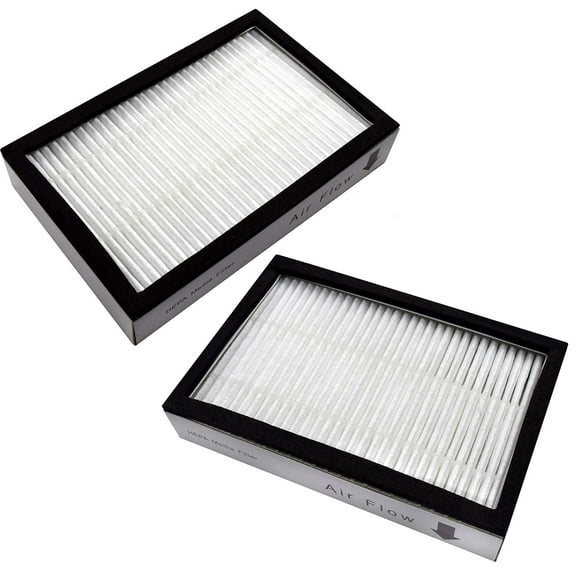 HQRP 2-pack HEPA Filter fits Panasonic MC-UL423, MC-UL425, MC-UL427, MC-UL429 Jet Force Upright Vacuum Cleaners