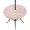 Pink, White, Yellow, variant on Round Outdoor Tablecloth with Umbrella Hole and Zipper, Blue Spring Floral Tablecloth with Elastic Waterproof, Daisy Flowers Elegant Farmhouse Art Patio Table Covers for 45" - 54" Picnic Pool Tables