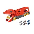 thumbnail image 3 of Juguete de pista de transporte de dinosaurios, novedad para niños de 3 años, regalo de cumpleaños Rojo, 3 of 9