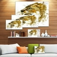 thumbnail image 2 of Design Art Lioness And Cub Illustration Canvas Print, 2 of 3