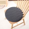 thumbnail image 1 of Round Chair Cushion, Memory Foam  Cushion Anti Slip Soft Round Stool Cushion Removable Washable High Elasticity High Density Chair Pad, 1 of 7