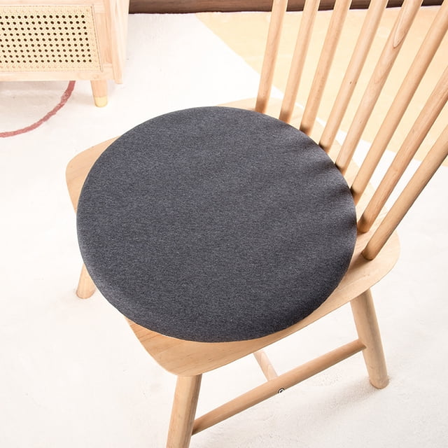 Round Chair Cushion, Memory Foam Cushion Anti Slip Soft Round Stool Cushion Removable Washable High Elasticity High Density Chair Pad