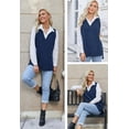 thumbnail image 4 of Zeagoo Women's Sweater Vest Chic Sleeveless V Neck Oversized Pullover Knitted Tops Fall Sweater, 4 of 6