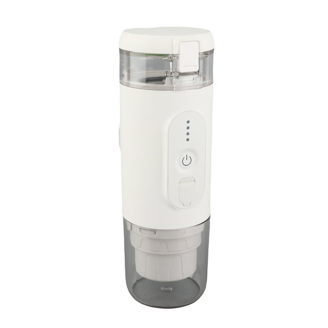 Portable Electric Coffee Machine Cordless Single Serve Mini Coffee Maker 2 IN 1 Powder Capsule 18Bar Pump Auto Brew 2500mAh Battery Camping Travel Green