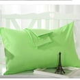 thumbnail image 1 of The Great American Store BACK TO SCHOOL COLLECTION 1800 Series Microfiber Solid 2PC Pillowcases For Dorm Bed (Standard, Sage) - 1800 Series Microfiber - For Boys & Girls, 1 of 3