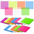 thumbnail image 1 of Mistayd 600 Sheets Transparent Sticky Notes, 3x3 inch Pastel Clear Sticky Notes Waterproof Self-Stick Translucent Sticky Notes, Easy to Post for Home, Office, School(12 Pads), 1 of 5