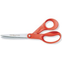 Fiskars Premier Left-Hand Bent Scissors, 8 in., Red
