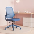 thumbnail image 1 of Silla de oficina colorida ergonómica 300lb (aproximadamente 149.7kg) Silla de computadora de soporte lumbar ajustable, 1 of 5