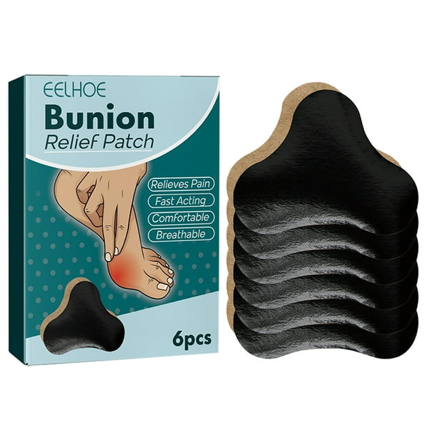 6pcs Hallux Valgus Corrección Patches Protección Hallux Valgus Pegatina ortopédica Grandes pies Pegatinas de cuidado de pulgar de hueso