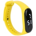 thumbnail image 4 of Relaj Digital Pantalla de Luz Blanca Led Espejo de Plástico Movento Electrónico Correa de Silicona RELOJ Deportivo Para Estudiantes Correr Viajar Caminar, 4 of 7
