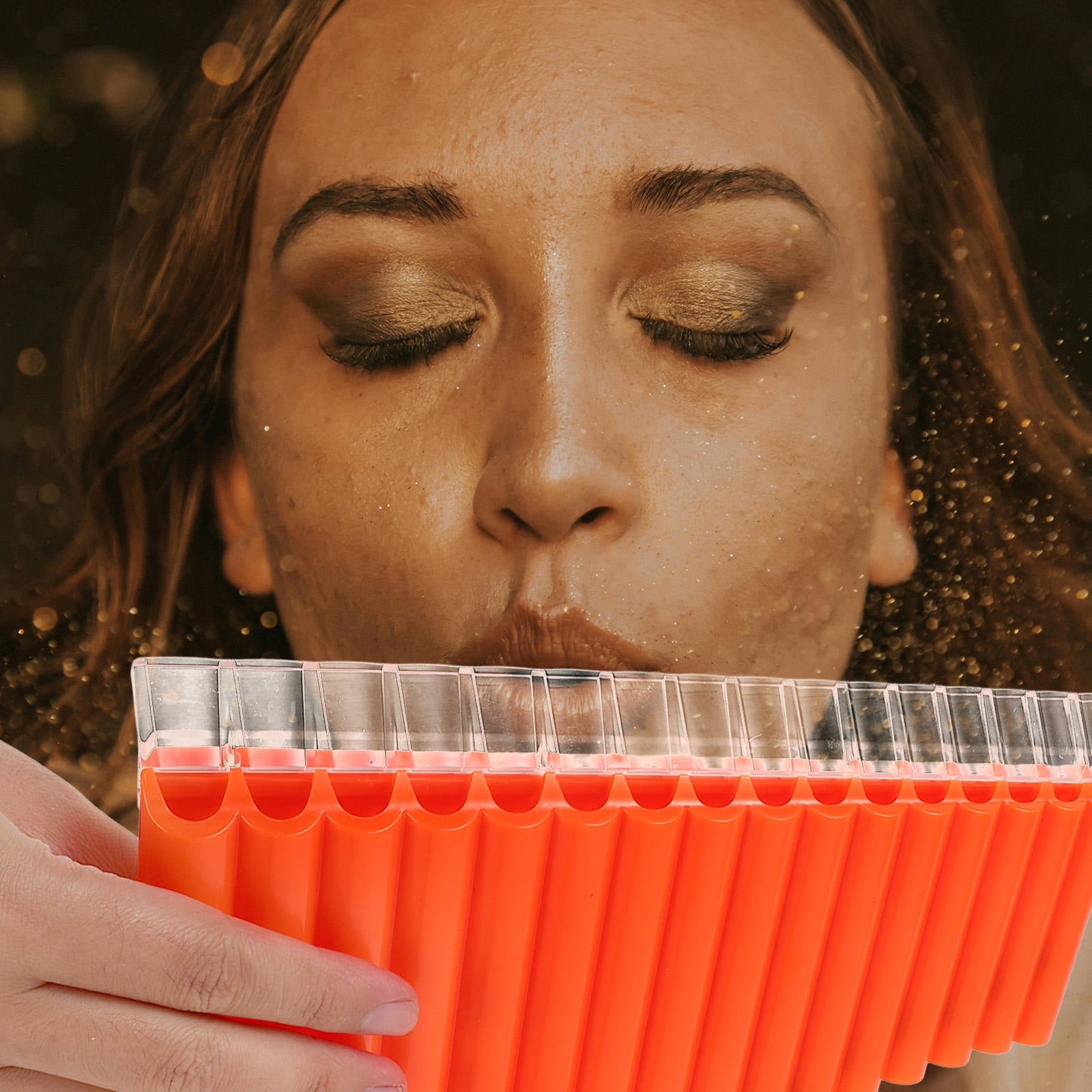 WRISTBIQUE Beginner Pan Flute in C Key, ABS Material, Rich Sound Quality, 1 Set for Music Practice and Learning