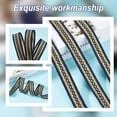 thumbnail image 4 of 1Set 5 Yards Polyester Ribbons Jacquard Webbing for Cloth DIY Making Decor Midnight Blue 3/4 inch(19~20mm), 4 of 9