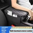thumbnail image 3 of Upgraded Car Center Console Cover,Microfiber Leather Car Armrest Cover Cushion with 2 Storage Bags,Universal Car Armrest Storage Box Car Accessories for Most Vehicles, 3 of 13