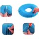 thumbnail image 3 of Cojín de asiento inflable Cojín de donut Cojín de hemorroides Cojín de asiento de anillo inflable Cojín ergonómico para embarazo, parto, incluida bomba de aire (azul claro), 3 of 5