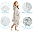 thumbnail image 7 of Minimalist Princess Pattern Hooded Bath Towel，50"x30" for Ages 3 To 12 Kids, Quick Dry Lightweight Soft Microfiber Hood Beach Towel Cover Up for Kids, 7 of 7