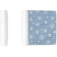 thumbnail image 4 of Terry Towels Face Towel Hand Cloth Snowflakes on Blue Bath Decor for Hotel-Spa-Kitchen Multi-Purpose,Soft,Quick-Dry 30 X 15&nbsp;inch, 4 of 5