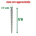 thumbnail image 2 of Adornos De Carámbano Plateados – Decoraciones Irrompibles Para Árbol De Navidad De 5 Pulgadas Con Cuerdas Para Colgar – Paquete Múltiple De 48, 2 of 4