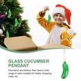 thumbnail image 3 of Pickled Cucumber Christmas Tree Decorations Pendant Xmas Tradition Decor  For Bedroom,Living Room,Outdoor-1pc, 3 of 7