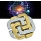 thumbnail image 5 of Puzzle Brain Teaser, Clover IQ Puzzle Toy Metal 3D Desbloquear Puzzle Enclavamiento Adulto Niños Juguete educativo JAMW Sencillez, 5 of 5