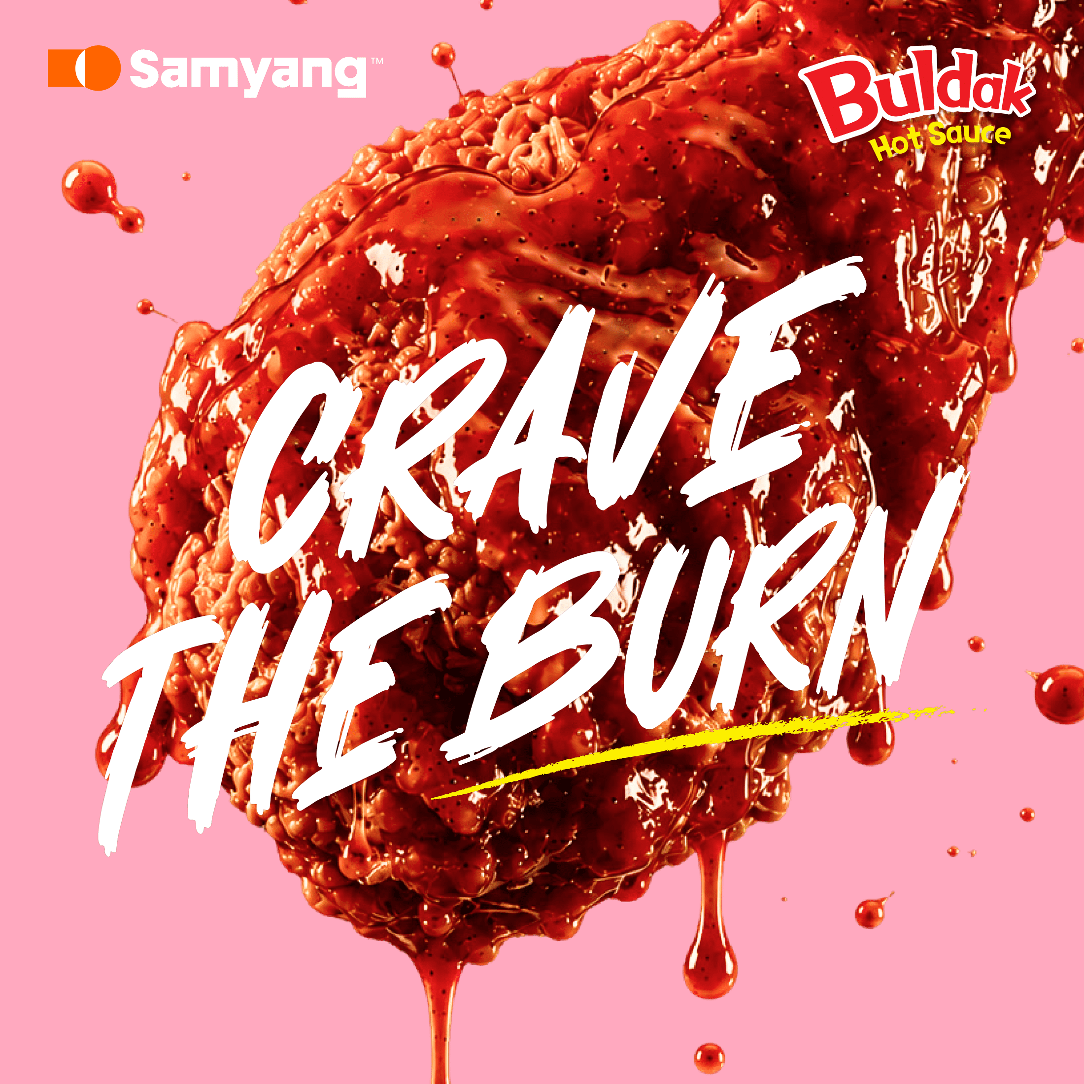 (3 pack) Samyang Buldak Carbonara Spicy Chicken Hot Sauce, 7.05 oz Bottle