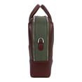 thumbnail image 6 of McKlein HARPSWELL, Dual Compartment Laptop Briefcase, Nano Tech-Light Nylon with Leather Trim, Green (18561), 6 of 7