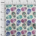 thumbnail image 2 of oneOone Cotton Cambric White Fabric Skull Sewing Craft Projects Fabric Prints By Yard 42 Inch Wide-aG, 2 of 5