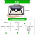 thumbnail image 2 of Solar Wall Light,Solar Lights Outdoor,118 LEDs,2 Pack,Motion Sensor with 3 Lighting Modes IP65 Waterproof Led,for Outdoor Party, Garden, Patio, Garage, 2 of 7