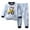 Sky Blue, variant on GDREDA Boy&girls Pajamas Long Sleeve Comfort Suit Kids Clothes Toddler Children Sleepwear Boys Summer Sleepwear Light Yellow,3-6 Months