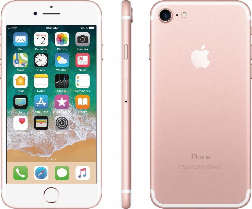 Apple iPhone 7 128GB - Rose Gold - Factory Unlocked Scratch And Dent Used  MNAM2LL/A