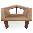 thumbnail image 1 of Open Box All Things Cedar 52”Wood Tree Bench 5 Side Wrap Around Outdoor Seating, 1 of 8