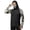 Black, variant on UPF 50 Integrated Neck Mask Hooded Long Sleeve Pullover Simple Full Tie-Dye Print Light Thin UV Guard Fabric Lake Fishing Cycling Shirt Black 3XL