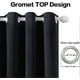 thumbnail image 4 of Thermal Blackout Curtains For Bedroom And Living Room, Set Of 2 Eyelet Curtains, Soundproof, Energy Saving, 4 of 4