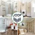 thumbnail image 3 of 8pcs Shower Door Roller Shower Door Guide Sliding Glass Door Pulley Hardware, 3 of 8