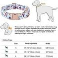 thumbnail image 2 of Valentines Day Collar, Dog Collar Christmas Flower Collars Soft Durable Adjustable Dog Collars for Small Medium Large Dogs Pet Gift Female or Male Puppy Dog Collar Fall Pink Collar Dog Holiday Gifts, 2 of 2