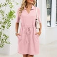 thumbnail image 6 of CIENVNSTG Women's Casual Dresses A-Line Classic Vogue New Dress Elegant Eye-Catching Beach Dress, 6 of 6