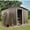 Brown, variant on ASJMR 8x6x6 FT Outdoor Storage Shed Metal Garden Tool Shed With Sliding Lockable Doors & Ventilation for Backyard Patio Lawn,Brown