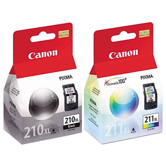 Canon PIXMA MP270 (PG210XL/CL211XL) Extra High Yield Ink Cartridge Set