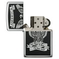 thumbnail image 3 of Zippo Street Chrome Eagle Windproof Pocket Lighter, 3 of 6