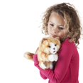 thumbnail image 3 of Hand Puppet Folkmanis Orange Tabby Kitten para niños, 3 of 4