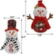 thumbnail image 2 of Decoración de mesa navideña Sancodee Snowman con luces LED, 2 of 7