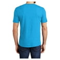 thumbnail image 2 of Mafoose Men's Perfect Tri Polyester/Cotton/Rayon T-Shirts Turquoise Frost 4X-Large, 2 of 4