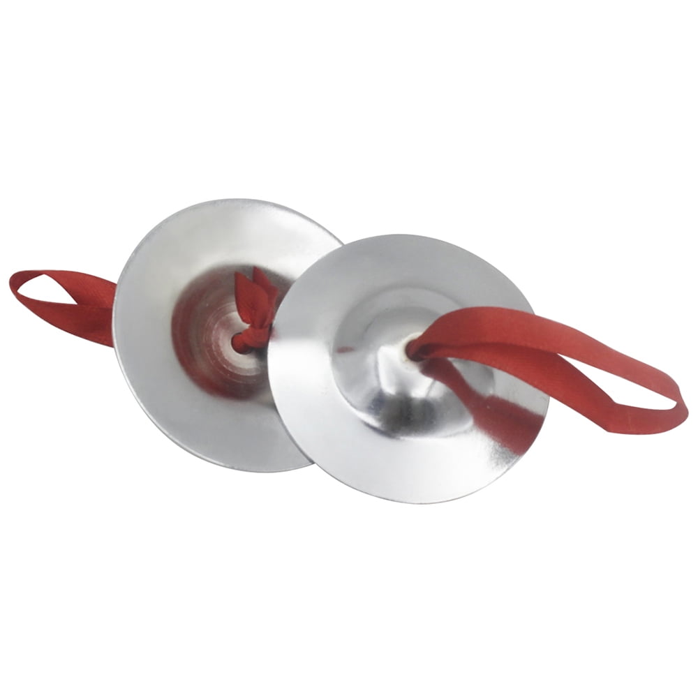 2PCS Finger Cymbals Belly Dance Accessories Small Size Hand Percussion