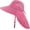 Rose Red, variant on Girls Boys Summer Sun Hat UV Protection UPF50+ Hats Mesh Bucket Cap for Beach Fishing with Flap