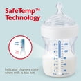 thumbnail image 2 of Biberón NUK Simply Natural SafeTemp de 150 ml, paquete de 4, 2 of 9